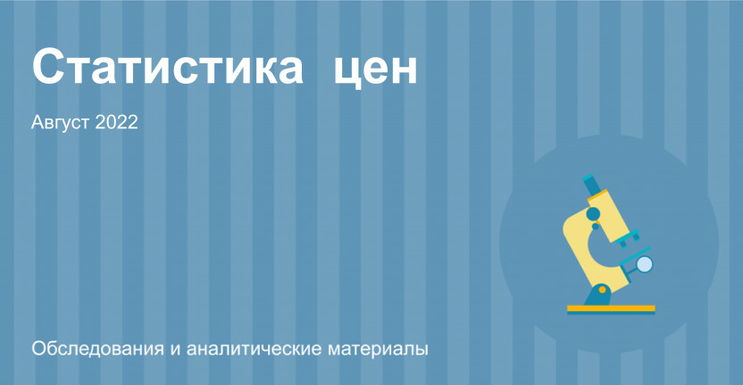 Индекс потребительских цен в Республике Алтай в августе 2022 года
